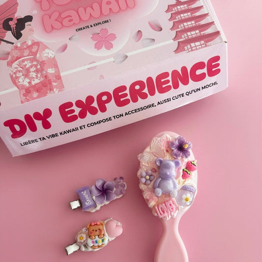 Tokyo Kawaii - Kit DIY Brosse & Pinces
