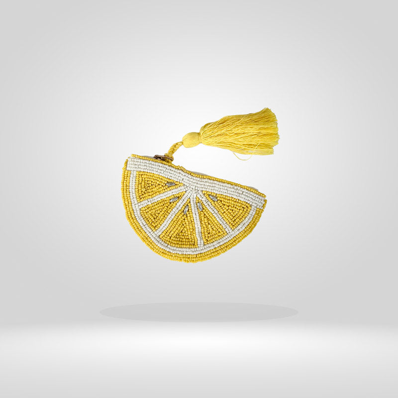 Petit Porte-Monnaie Lemon Squeeze – Citron Perlé