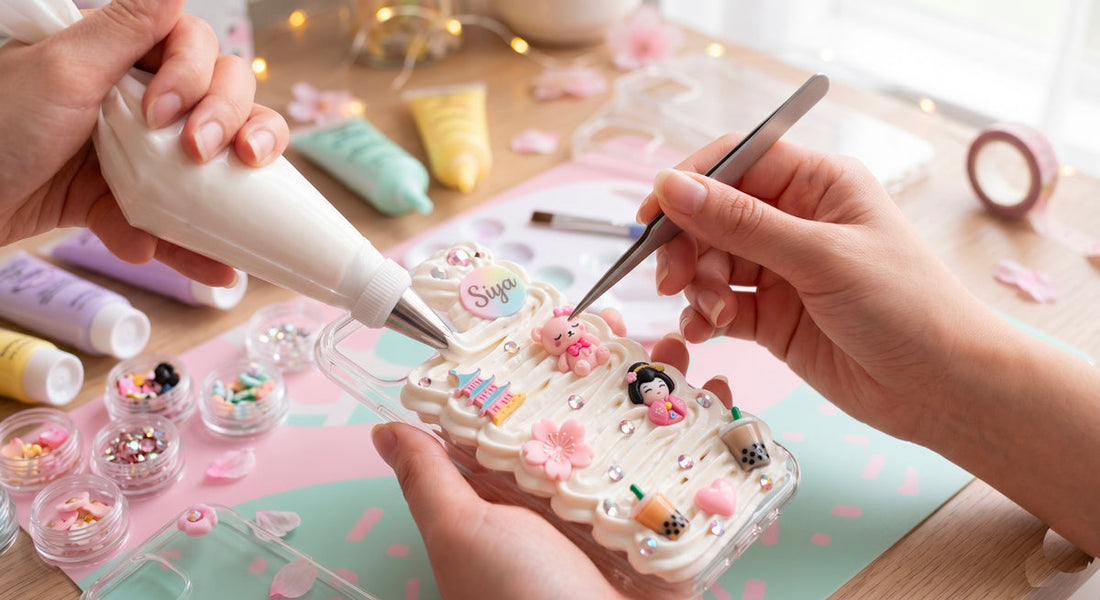 Kit Decoden coque téléphone : créer une coque kawaii DIY