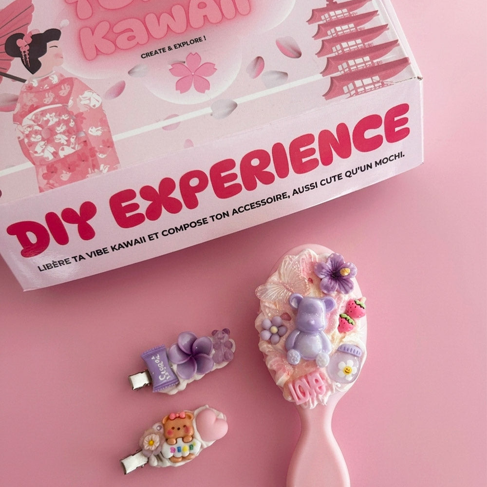 Tokyo Kawaii - Kit DIY Brosse & Pinces