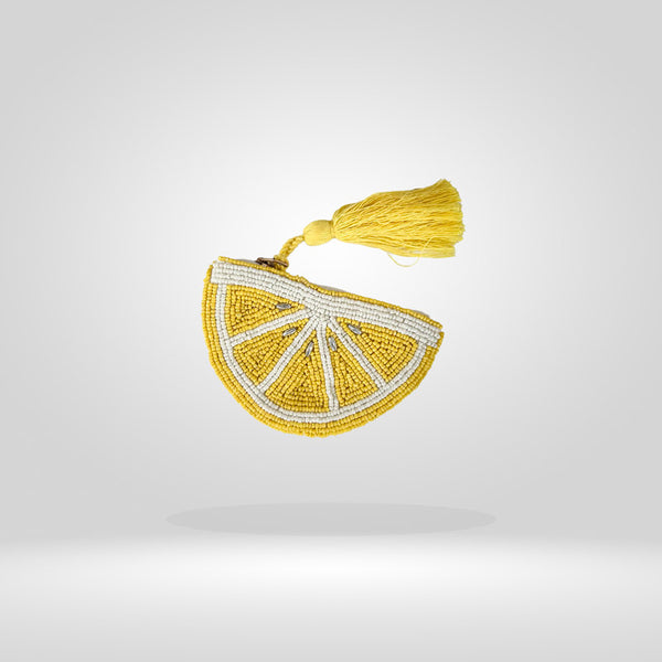 Petit Porte-Monnaie Lemon Squeeze – Citron Perlé