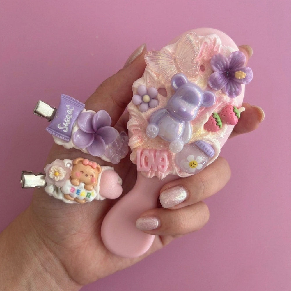 Tokyo Kawaii - Kit DIY Brosse & Pinces