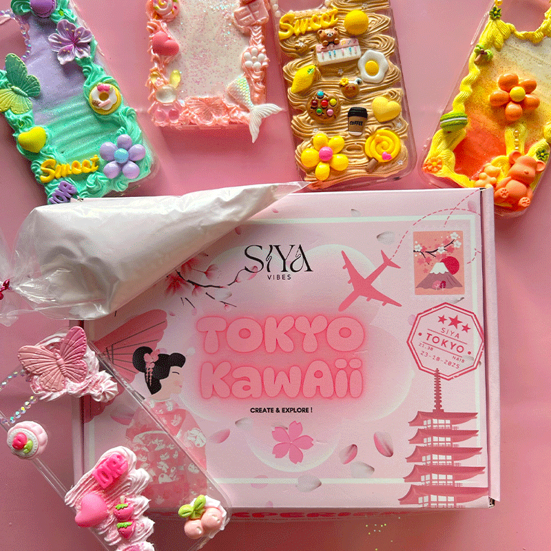 Kit Decoden Tokyo Kawaii : le coffret complet pour personnaliser sa coque de téléphone